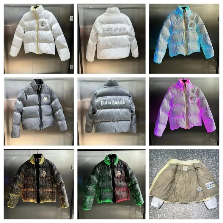  Fashion luminous down jacket 