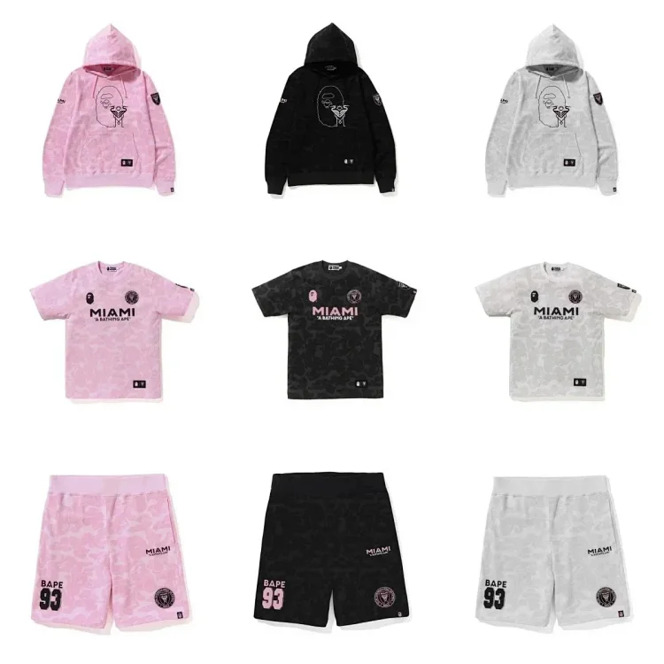  Bape x Miami Hoodie T shirt S