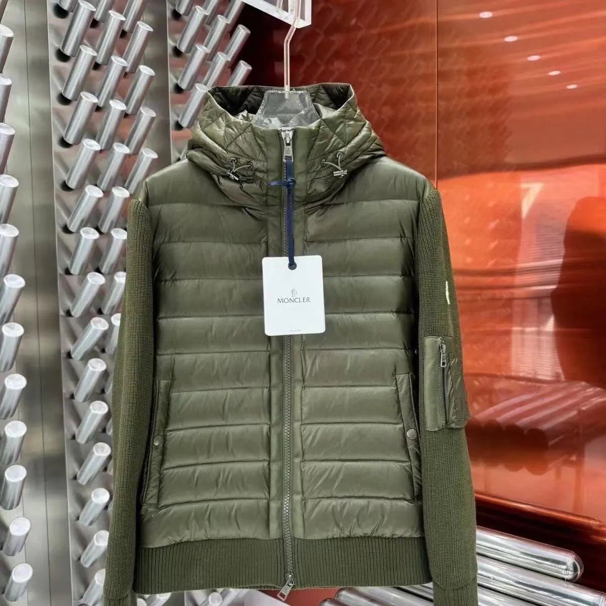 Moncler jacketHoodiehooded windbreakerMoncler down jacketVest -4