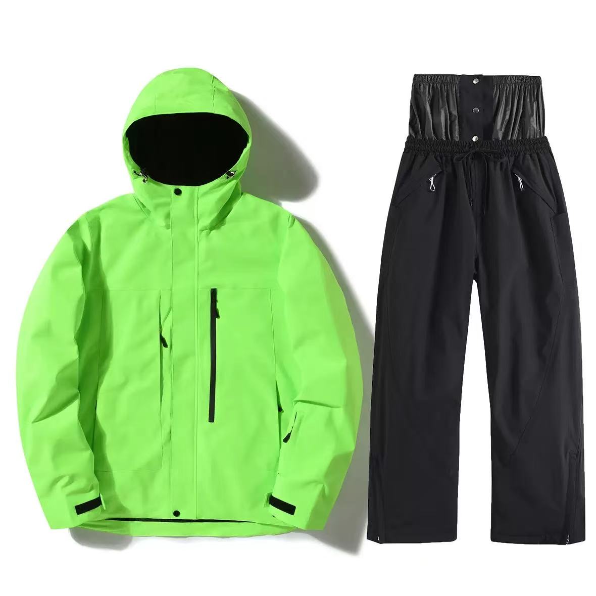 Waterproof ski suits for men and women Ski goggles -2