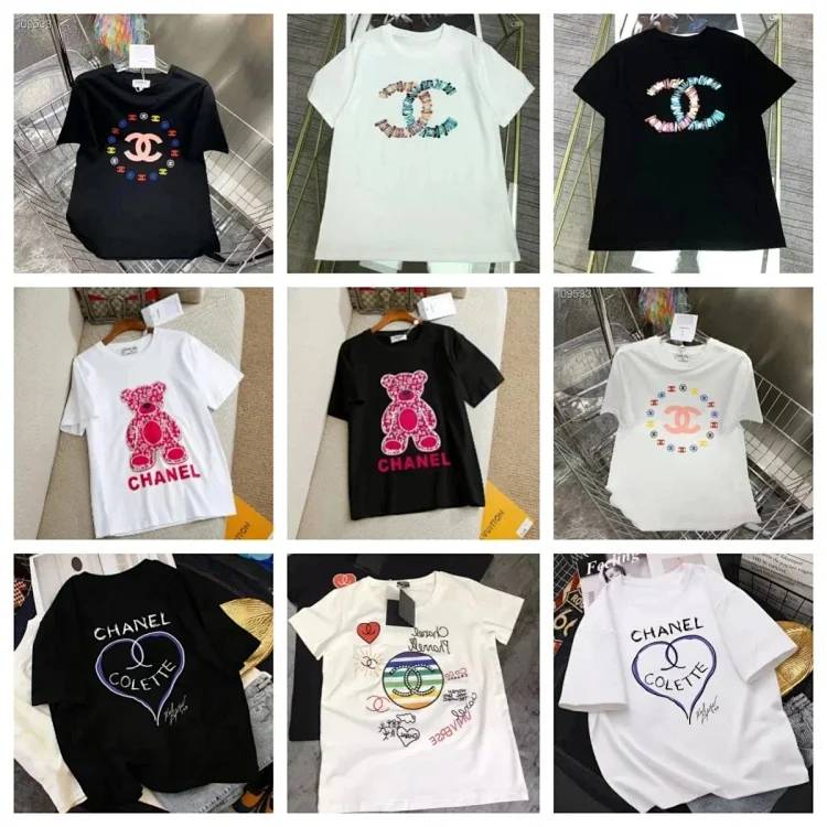 Chanel CC Logo & Teddy Bear T-Shirts [35 styles]