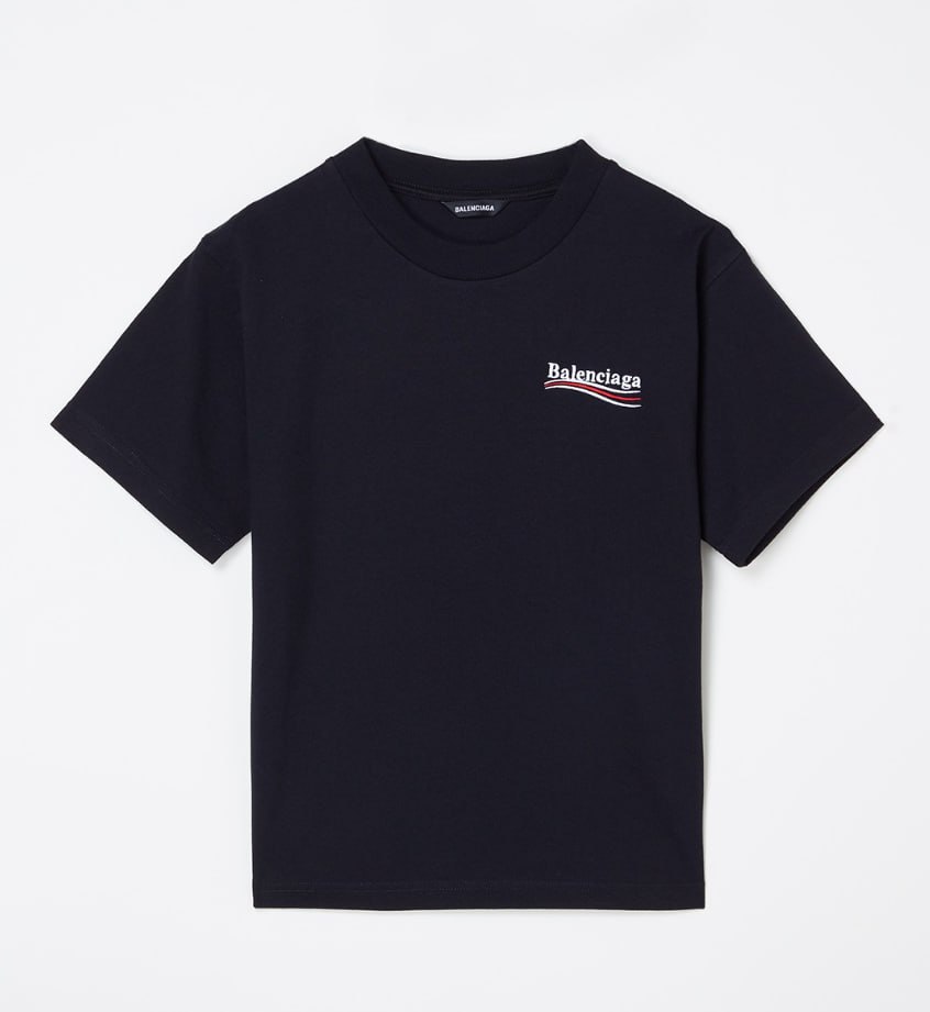 Balenciaga Logo Wave T-Shirt [3 styles] -4