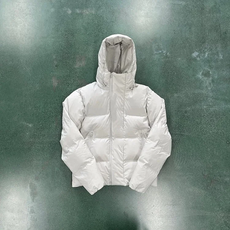 Moncler White Down Jacket with