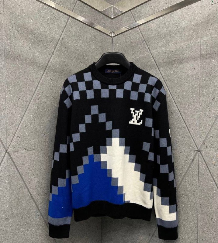  Louis Vuitton Pixel Check Sweater [40 styles] -4