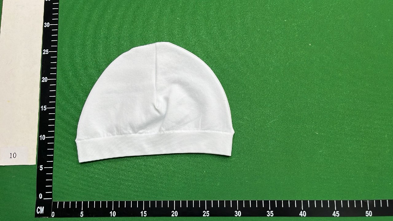  Soft White Baby Beanie Hat for Newborns -4