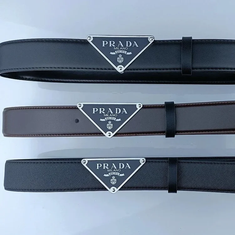 Prada Triangle Logo Belt [6 styles]