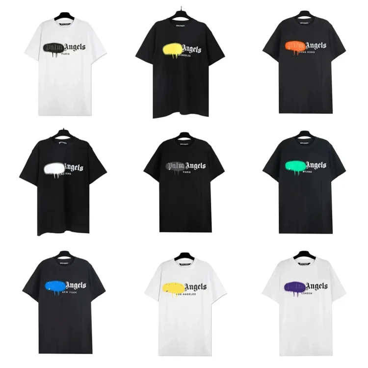 Palm Angels Paint Splatter T-Shirts [40 styles]