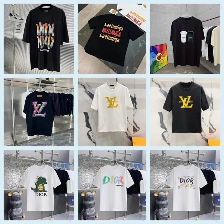 Balenciaga, Louis Vuitton, Dior T-Shirts [40 styles]