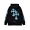  Blue Cross Design Black Hoodi