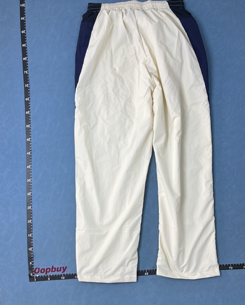 Adidas White Track Pants with Black Stripes for Men -3