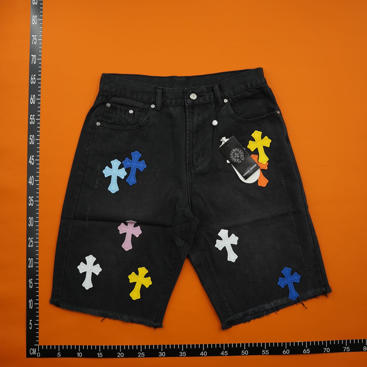  Chrome Hearts Jeans Short     -2