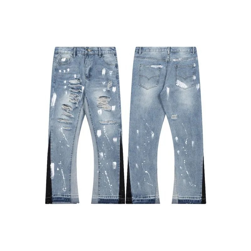distressed denim jeans -3