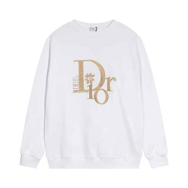 Dior Printed long-sleeved loose shirt top -3