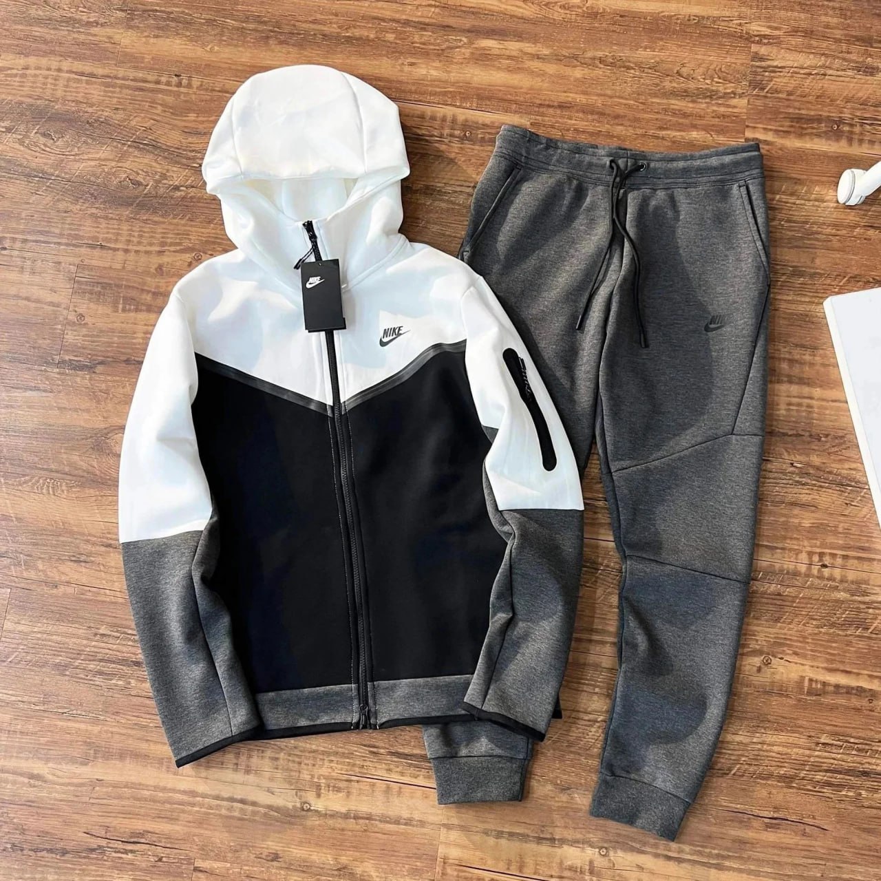 Nike tech coat pants suit -2