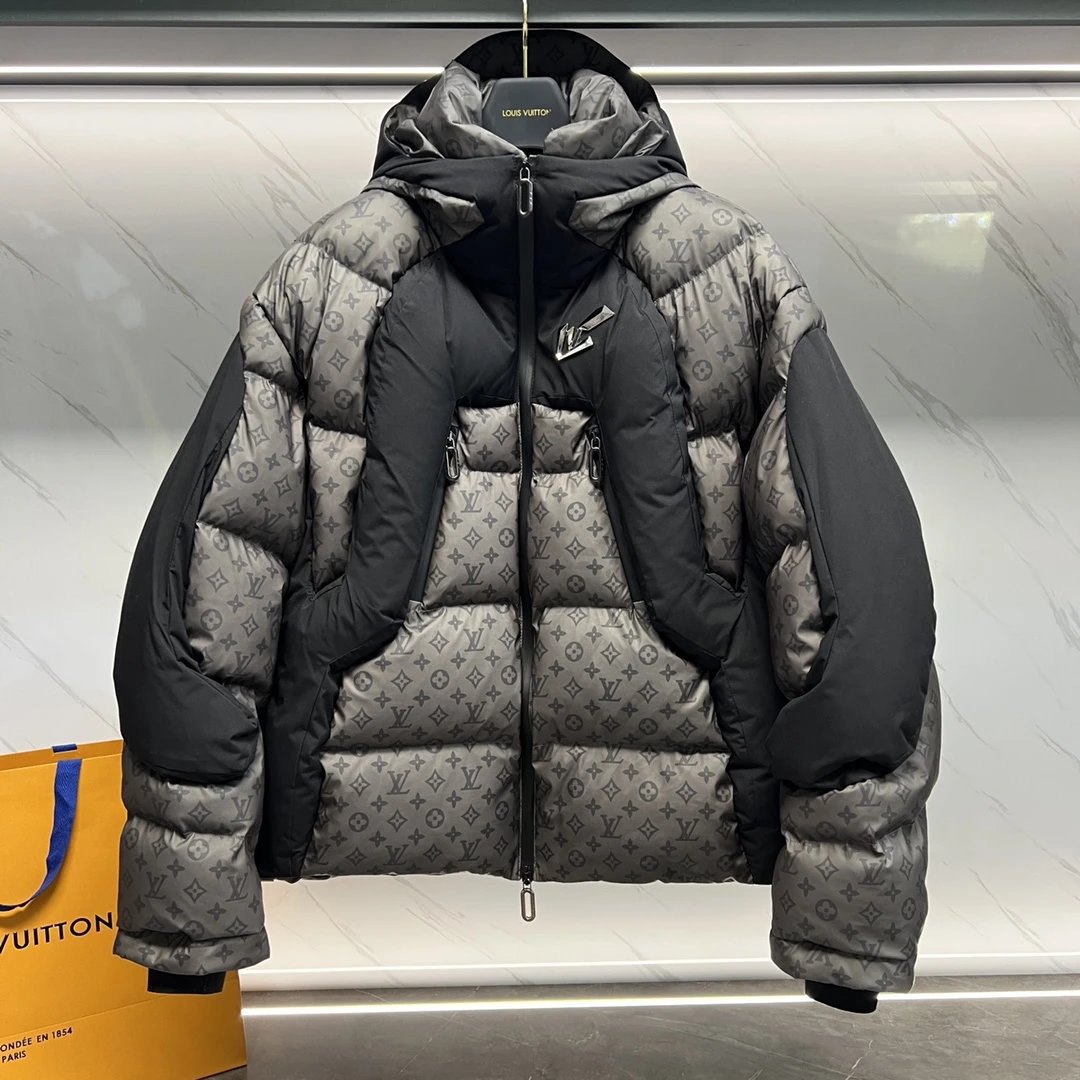 LV Louis Vuitton & MOOSE KNUCKLES & Adidas & Stone Island down jacket -4