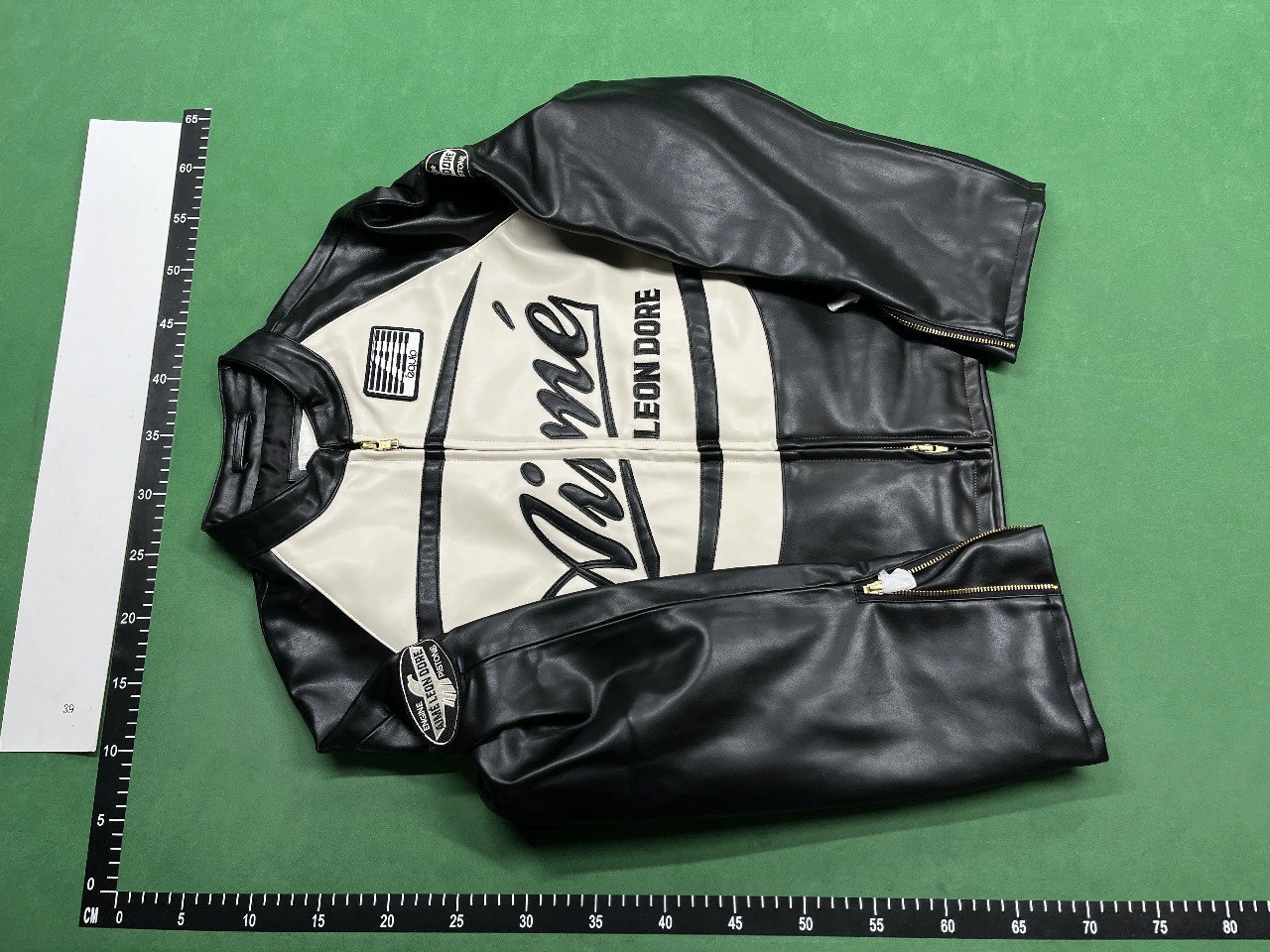 Leon dore Motorcycle jacket -3