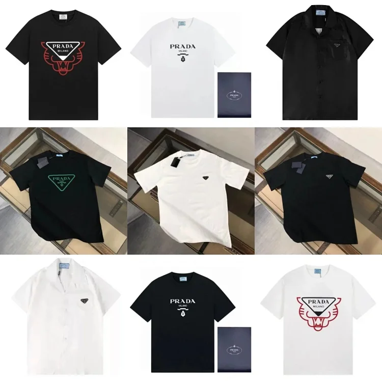 Prada Triangle Logo T-Shirt [33 styles]