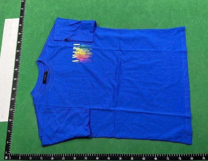 Amiri Rainbow Drip T-ShirtShorts Set [6 styles] -2
