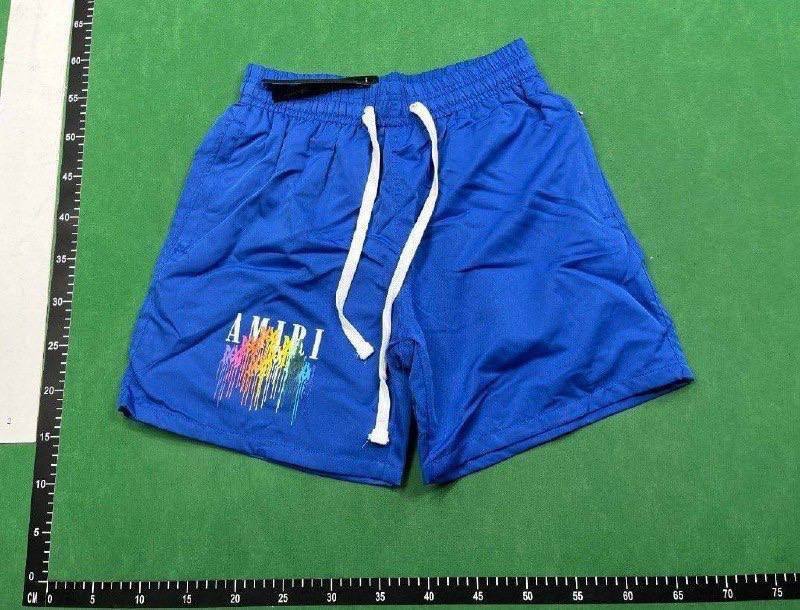 Amiri Rainbow Drip T-ShirtShorts Set [6 styles] -3