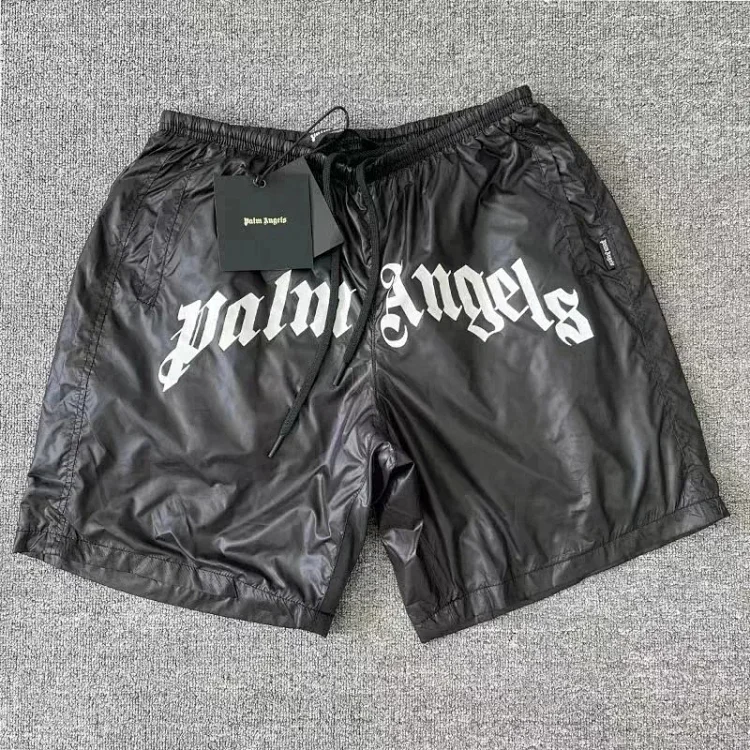 Palm Angels Gothic Logo Shorts