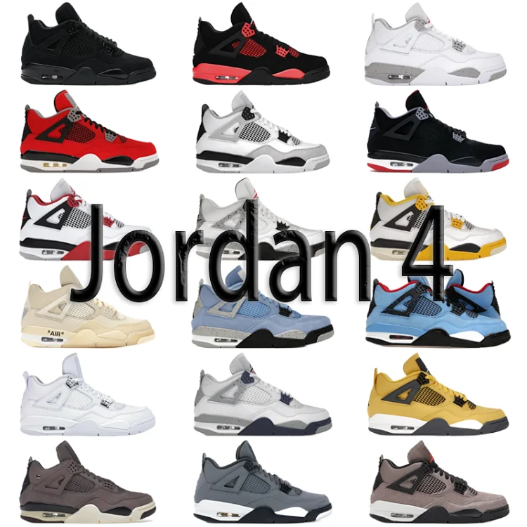  Jordan 4 Sneakers [18 styles]