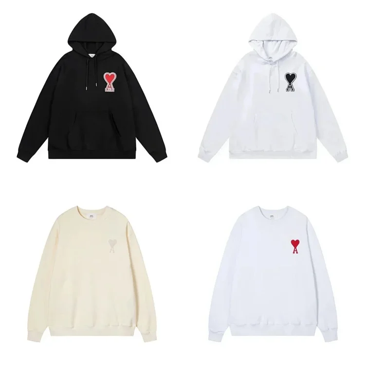 AMI Paris Heart Logo HoodieSwe