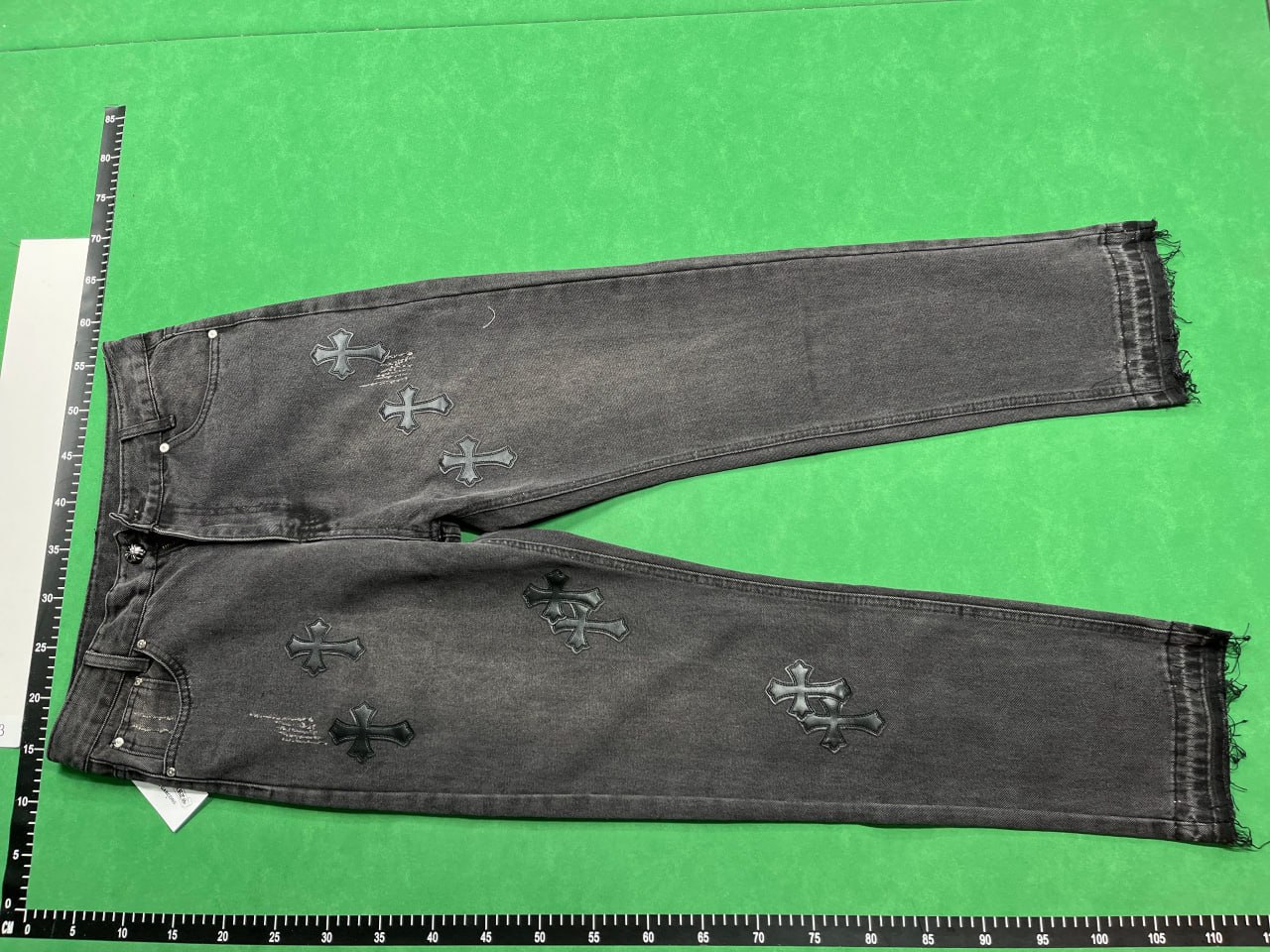 Chrome Hearts Cross Patch Jeans -2