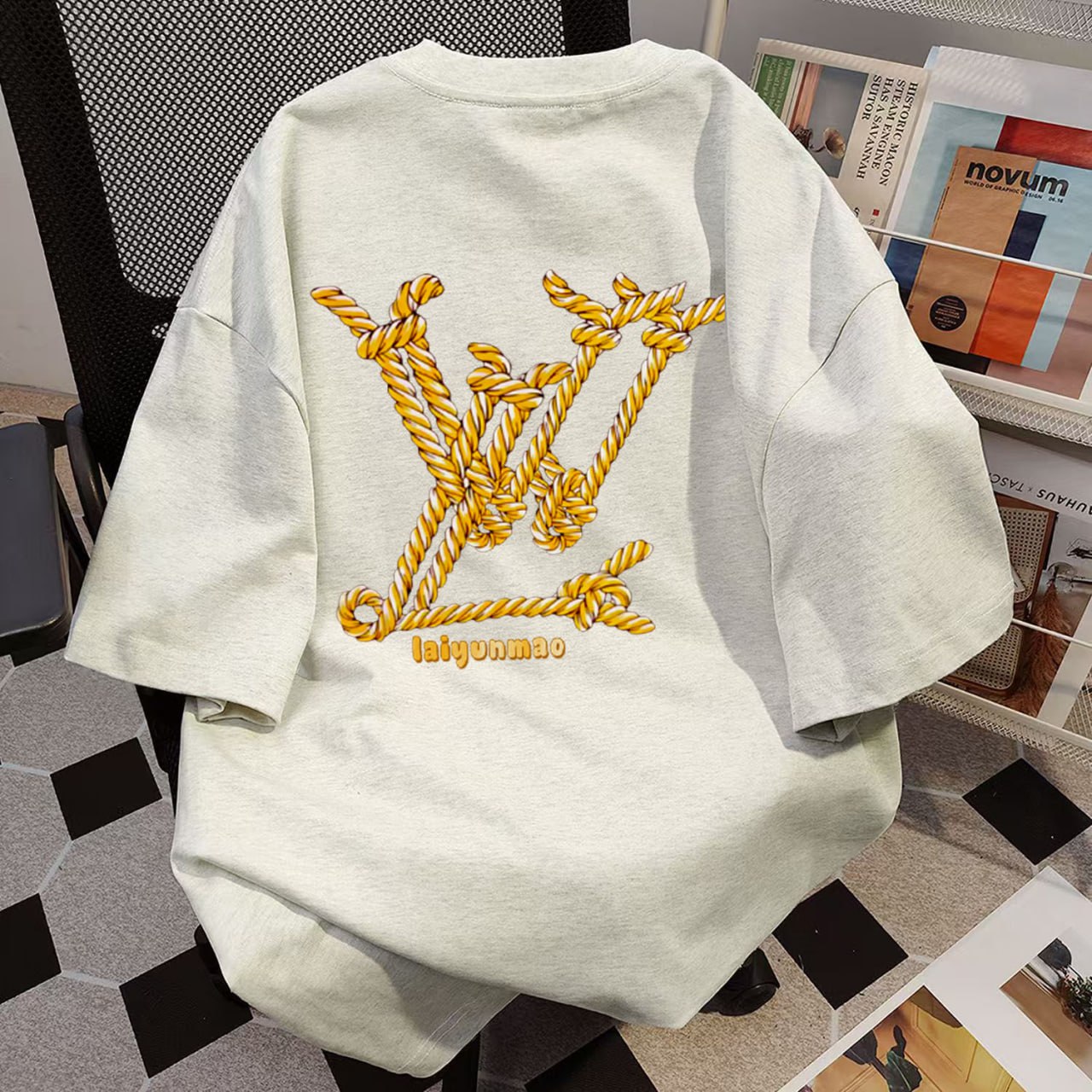  LV Monogram Embroidered T-Shirt [2 styles] -4