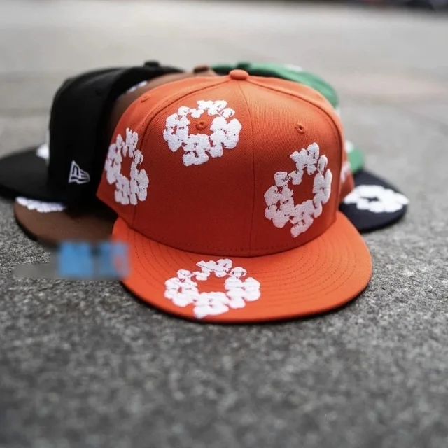 DENIM TEARS Wreath Snapback Hats [4 styles] -2