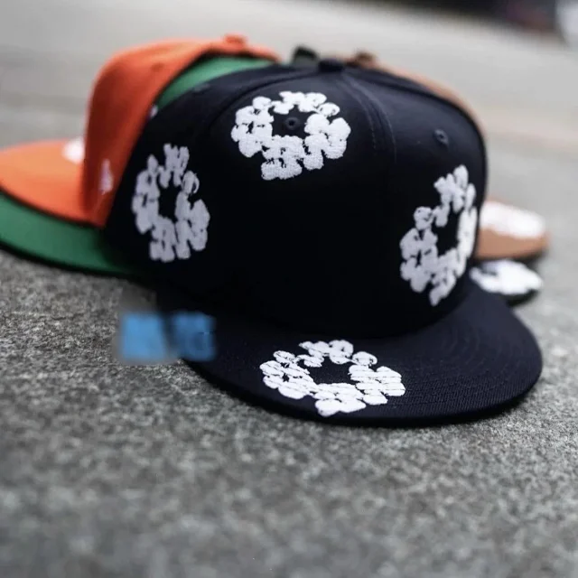 DENIM TEARS Wreath Snapback Hats [4 styles] -3