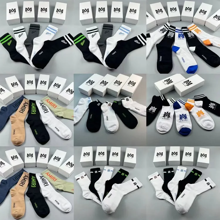 AMIRI Striped Athletic Socks [