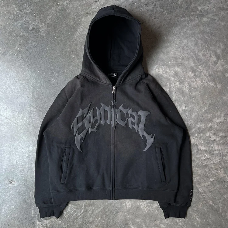 Sonical Gothic Zip-Up Hoodie w