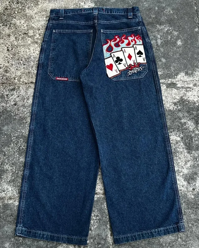  Ed Hardy Skull Design Black Denim Pants [23 styles] -4