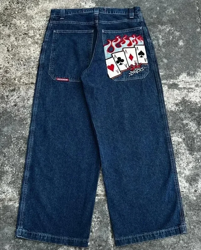  Ed Hardy Skull Design Black Denim Pants [23 styles] -2