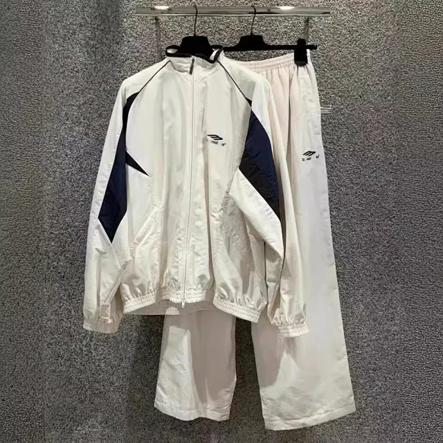   Adidas White Track Pants with Black Stripes for Men [4 styles] -4