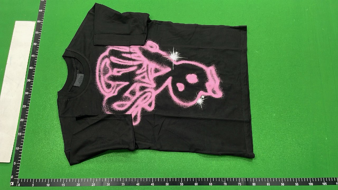 Pink Bunny Graffiti T-Shirt - Black -4